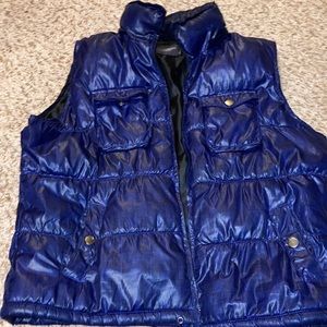 Purple Puffer Vest Jacket